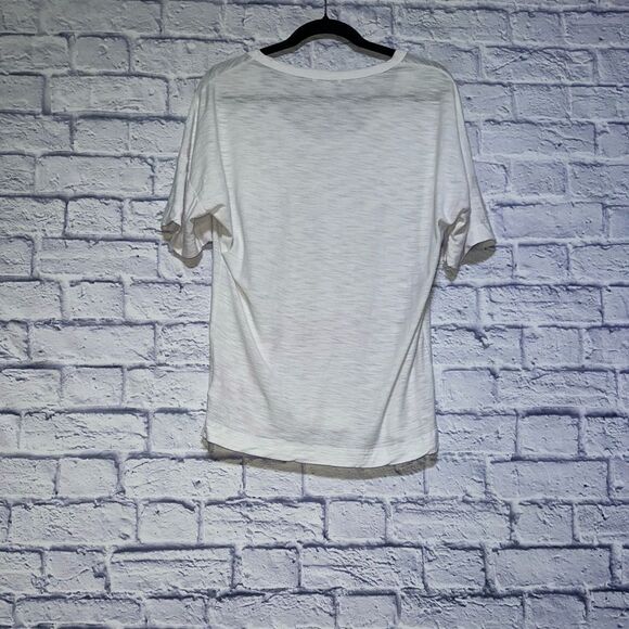 JAMES PERSE Women's Crewneck Tee Shirt Top White size 2 Medium - Picture 12 of 13